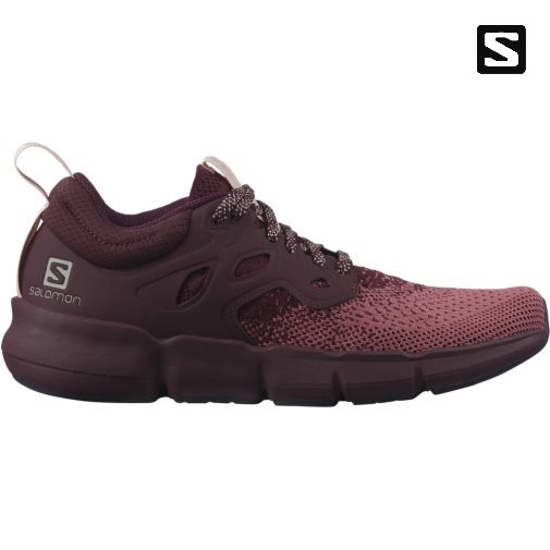 Burgundy Salomon Predict Soc 2 Women's Running Shoes | PH 41390N